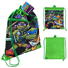 KH77/001L Сумка для спортивного взуття, Teenage Mutant Ninja Turtles, 35×40 см, з флікером