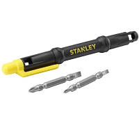 Оригінал! Набір викруток Stanley кишенькова з двома двосторонніми вставками (66-344M) - Вища Якість!