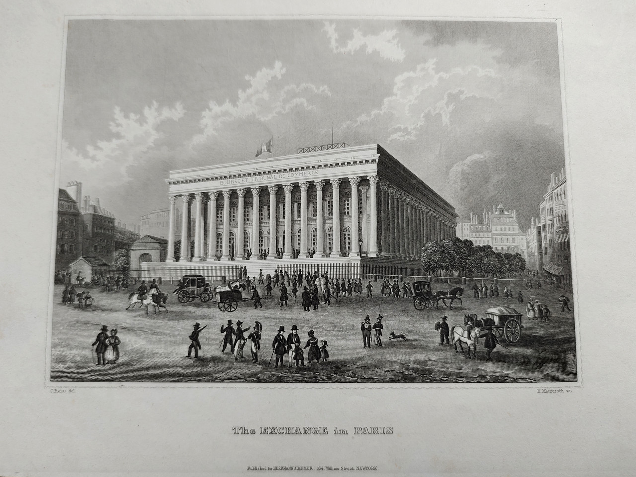 Фондова біржа Парижа 19 століття