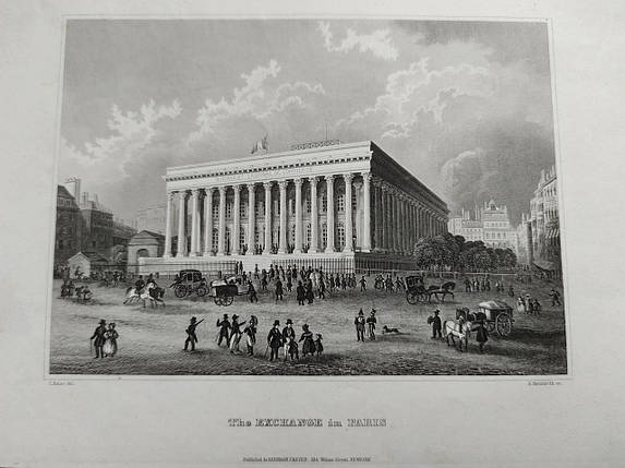 Фондова біржа Парижа 19 століття, фото 1