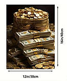 Картина «Гроші та Золото»  – стильний постер для інтер’єру, фото 2