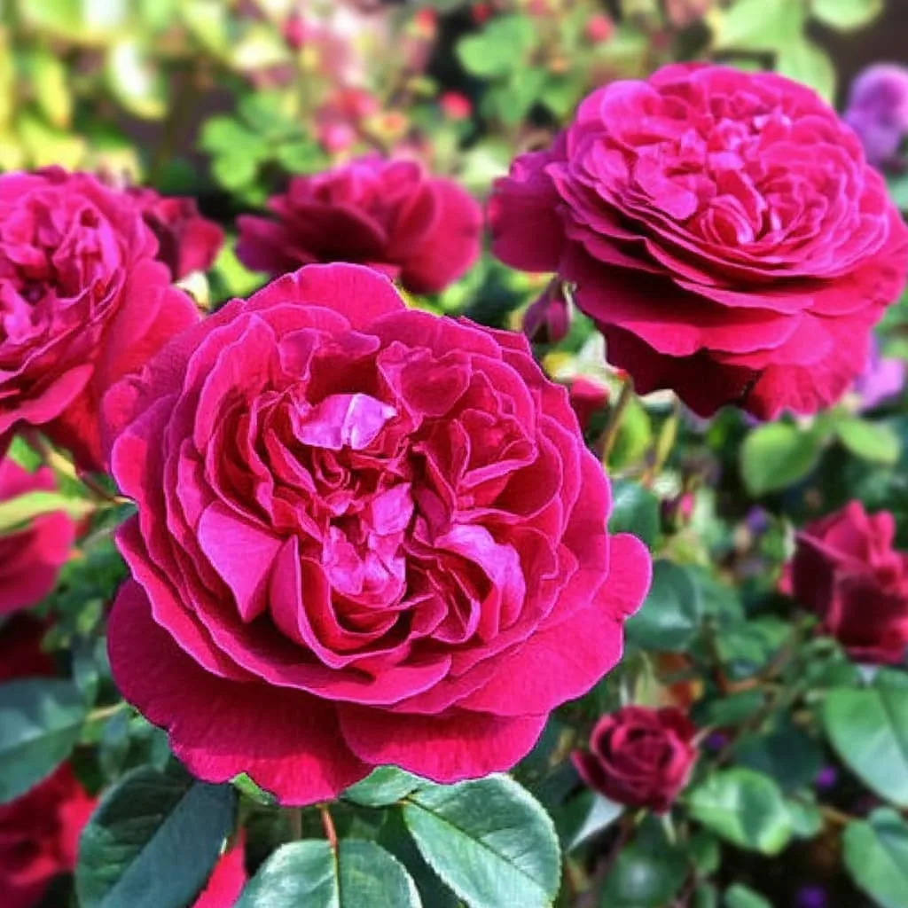 Саджанці англійської троянди Дарсі Бассел (Rose Darcey Bussell), фото 1