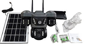 Камера на 3 лінзи працює через 4g та від сонячної панелі