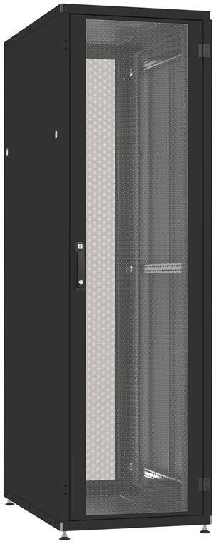 Шафа ZPAS 19", 24U, SZB IT, одностулкові передні та задні перфоровані двері, 600x800 мм, максимально 1000кг,, фото 1
