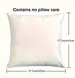 Набір 4 чохли на подушки Монстера – стильний текстиль для дому, фото 4