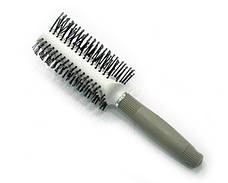 Щітка для волосся Salon Professional продувна 20 см масажний гребінць для волосся Білий, фото 2