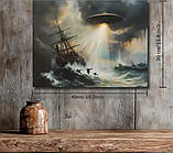 Картина "Корабель і НЛО", фото 4