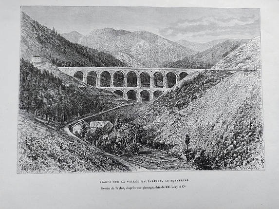 Віадук Кальте-Рінне Земмерінг Австро-Угорщина 19 ст., фото 1