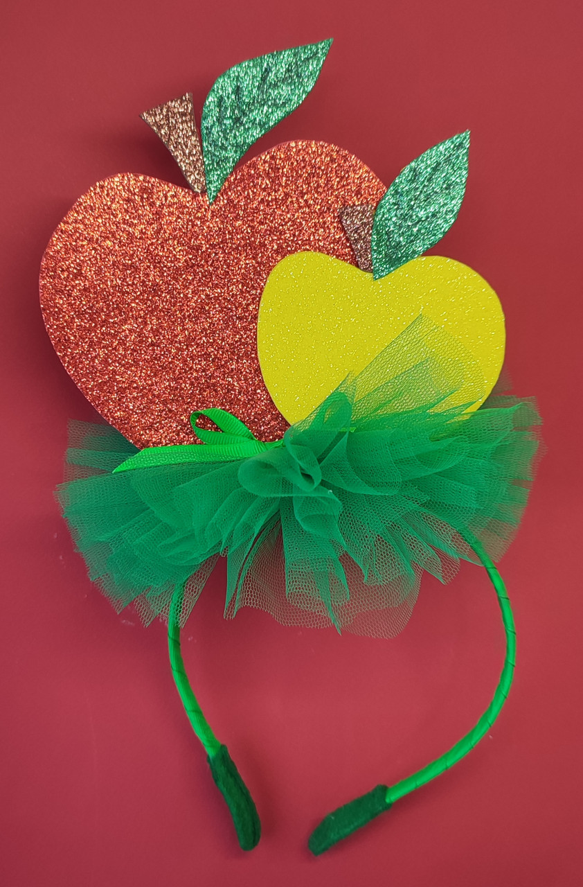 Яблуко на обручі Осінній обідок Обруч Яблука Яблоко Ободок Осень Свято осені Обруч Яблука Яблука Яблоки, фото 1