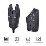 Hirisi S5 4+1 Коропові сигналізатори клювання набір бездротових сигналізаторів Hirisi для риболовлі, фото 4