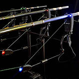 Hirisi S5 4+1 Коропові сигналізатори клювання набір бездротових сигналізаторів Hirisi для риболовлі, фото 6