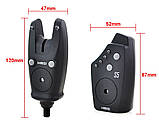 Hirisi S5 4+1 Коропові сигналізатори клювання набір бездротових сигналізаторів Hirisi для риболовлі, фото 7