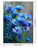 Картина на полотні Сині волошки, фото 4