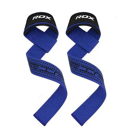 Power System RDX S4 Gym Cotton Gel Straps Blue Plus, фото 1