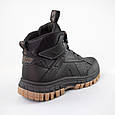 Черевики чоловічі шкіряні хутро 593024 Чорні, фото 6