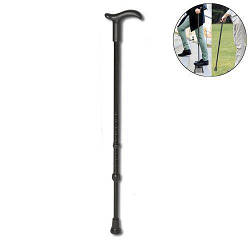 Палиця опорна Rebotec Simplex. Стандарт. 73-96 см. Телескопічна. Алюмінієва. Чорна. Ортопедична палиця