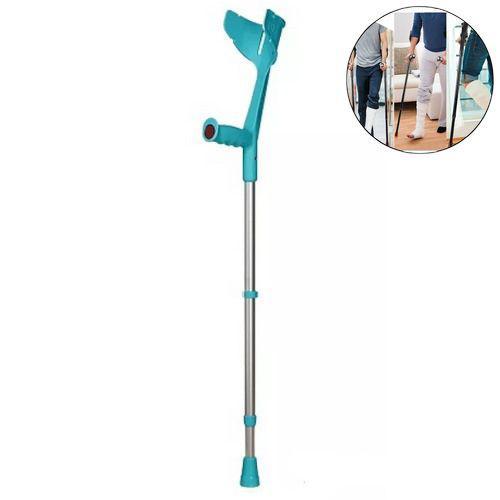 Милиця з опорою під лікоть Rebotec Magic Twin. Стандарт. 99-122 см. З фіксацією. Алюмінієвий. Бірюза. Костыль, фото 1