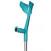 Милиця з опорою під лікоть Rebotec Magic Twin. Стандарт. 99-122 см. З фіксацією. Алюмінієвий. Бірюза. Костыль, фото 4