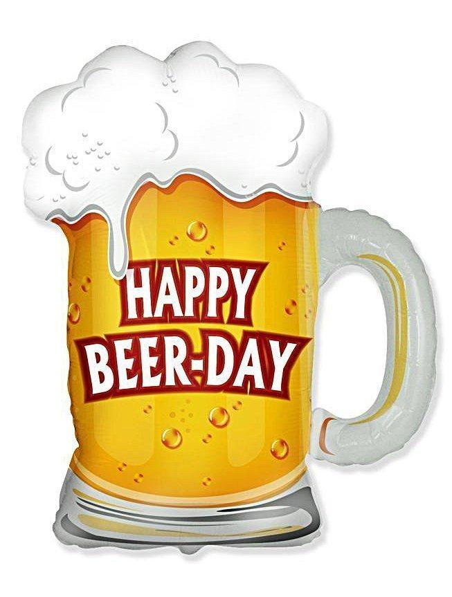 Куля фольгована Пивний кухоль (фігура) 57х65см