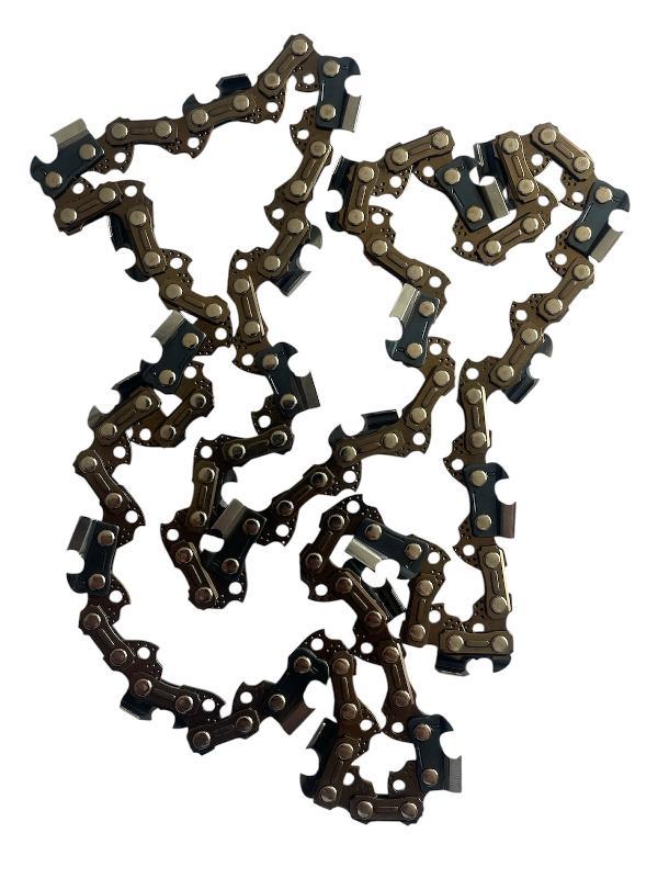 Цепь с позолотой, цепь бензопилы, электропилы на 52 звена (26 зубов ), шаг 3\8, паз 1,3 (0,050"), фото 1