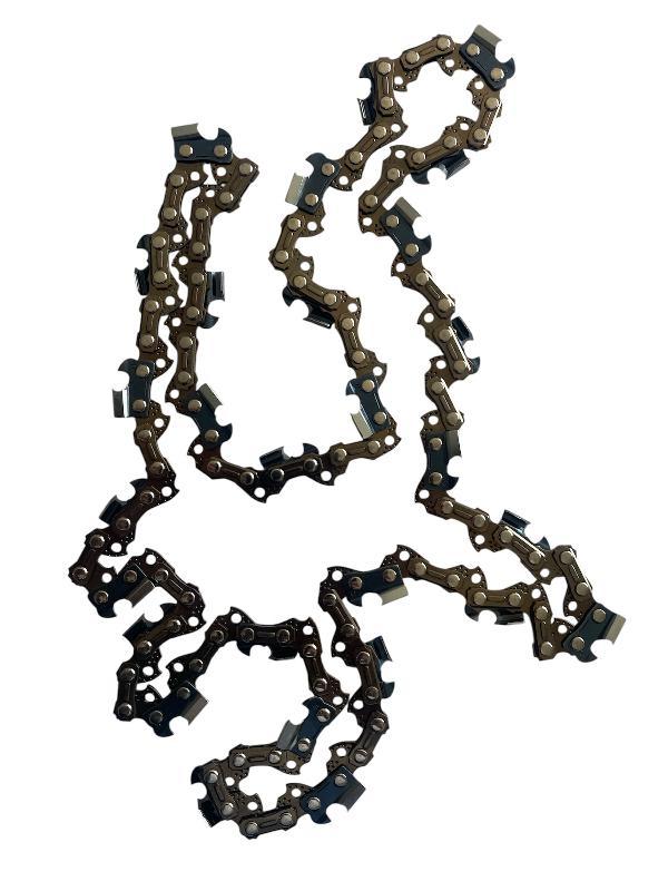 Цепь с позолотой, цепь бензопилы, электропилы на 57 звеньев (28 зубов ), шаг 3\8, паз 1,3 (0,050"), фото 1