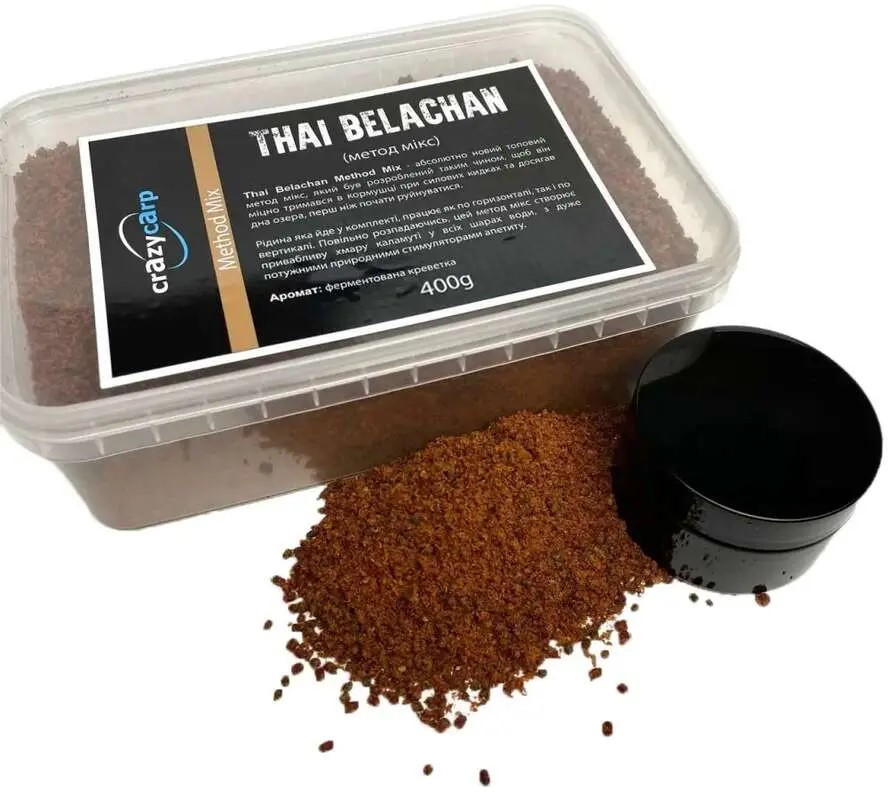 Метод мікс Crazy Carp Method Mix Thai Belachan 400г, фото 1