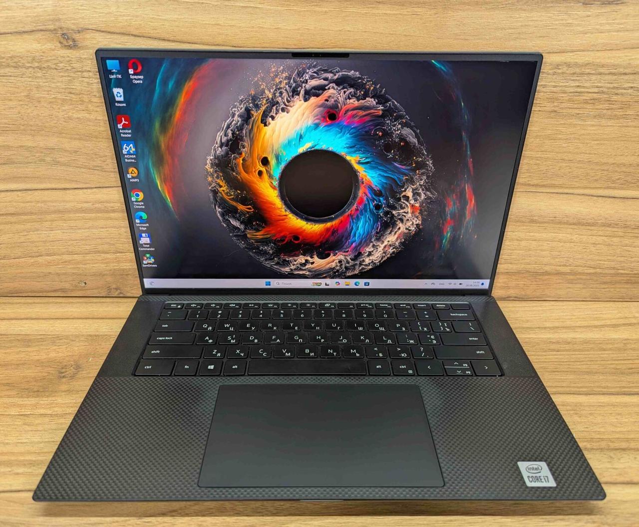 Б/в Ноутбук Б-клас Dell Precision 5550 15.6" 1920x1080| Core i7-10850H| 32 GB RAM| 512 GB SSD| Quadro T1000 4GB