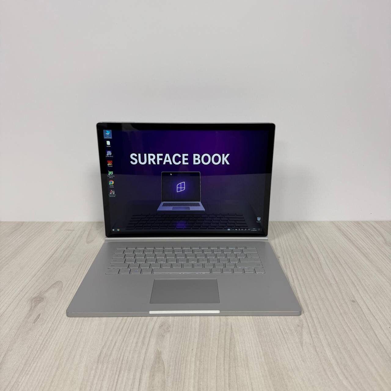 Б/в Ноутбук Б-клас Microsoft Surface Book 2 15.0" 3240x2160 Touch| i7-8650U| 16GB RAM| 256GB SSD NVMe| GTX 1060 6GB
