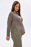 Кофта для вагітних та годуючих мам з м'якої трикотажної тканини, S, фото 2