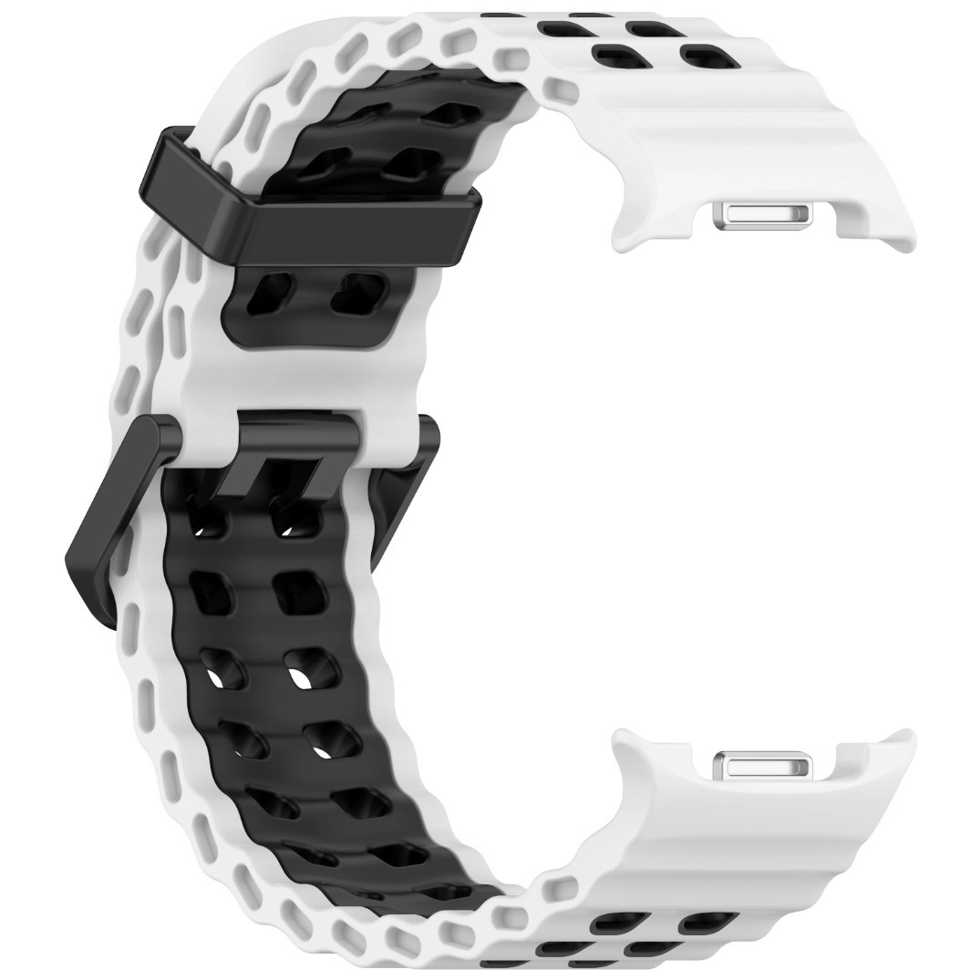 Ремінець силіконовий Primolux Ocean для годинника Samsung Galaxy Watch 8 - White, фото 1