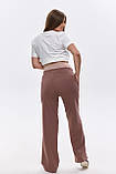 Трендові штани для вагітних з м’якої приємної тканини бежеві, S, фото 5