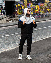 Sports suit grey/black PP7926, фото 3