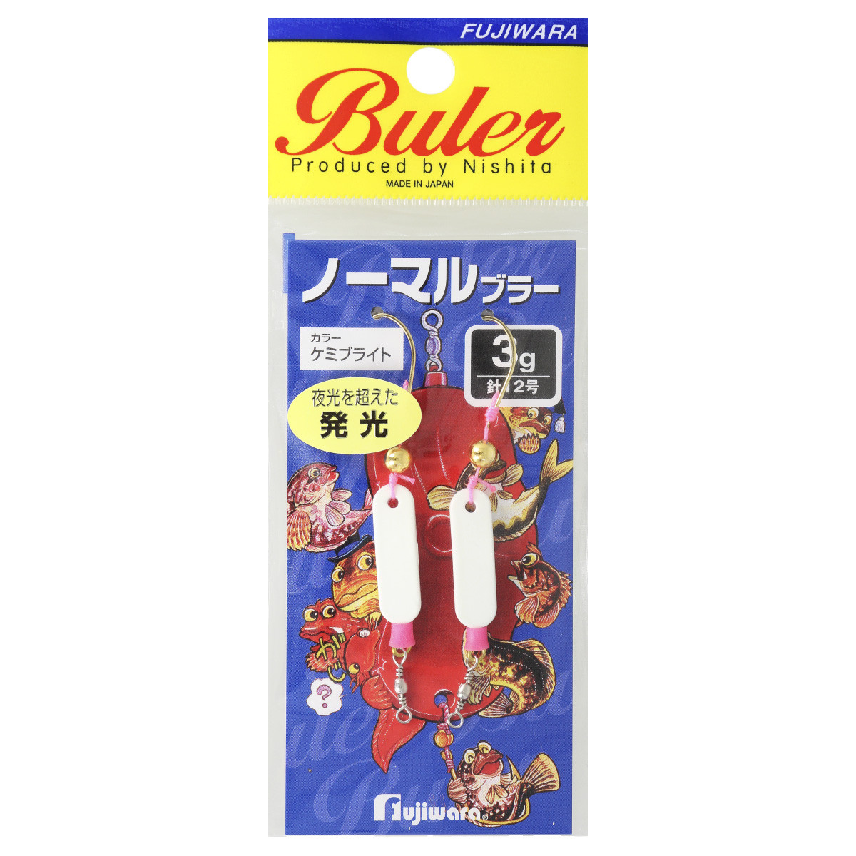 Блешня Fujiwara Normal Buler 3г Chemi Bright (2шт), фото 1
