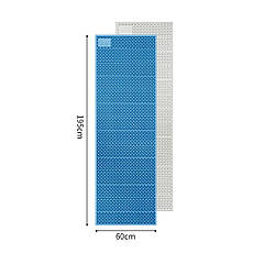 Килимок складаний IXPE Naturehike CNK2450WS044, алюмінієва плівка, 195x60х1,8 см, синій