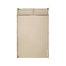 Килимок самонадувний із подушкою двомісний Naturehike CNK2550WS025, 30 мм, бежевий