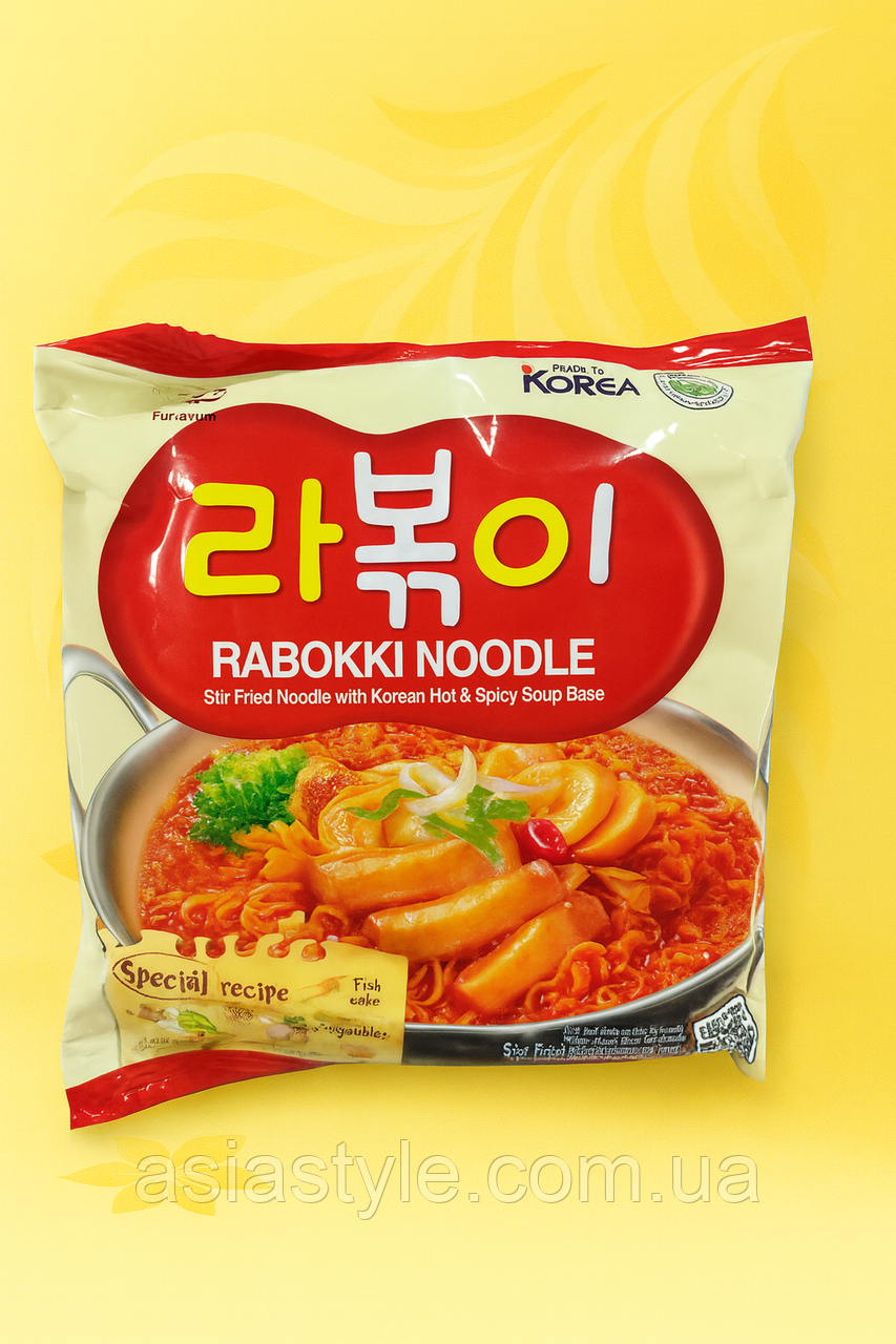 Локшина, Локша, Rabokki Noodle, Корея, Ч, фото 1