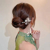 Китайська шпилька для волосся в стилі Перлини метелика з красивими підвісками