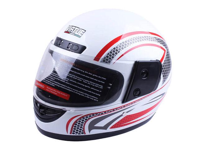 Шолом мотоциклетний інтеграці MD-А105 VIRTUE (білий глянсовий, size L), фото 1