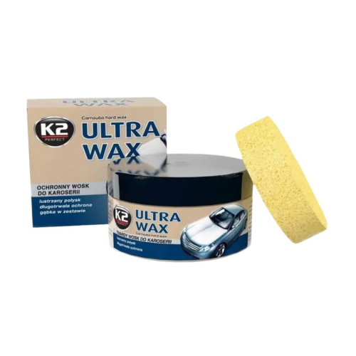 Паста воскова Carnauba Ultra Wax (згубкою) 250г К2, фото 1