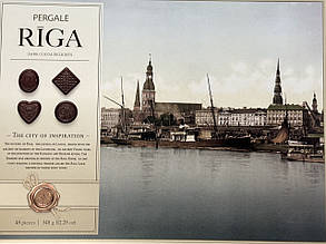 Набір шоколадних цукерок RIGA з темним шоколадом 348 г PERGALE Литва, фото 1