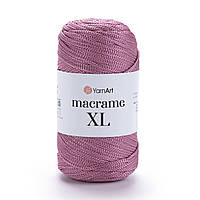 Пряжа Macrame XL (шнур 4 мм) 141 суха троянда