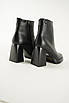 Жіночі черевики на каблуку Lino Marano чорні (L351-E), фото 5