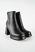 Жіночі черевики на каблуку Lino Marano чорні (L351-E), фото 3