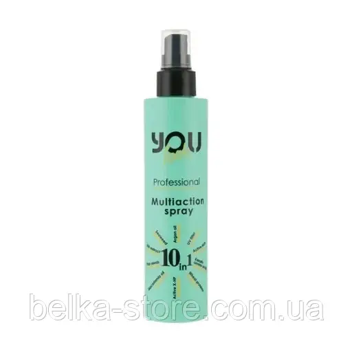 Зелений мультіспрей миттєвої дії 10 в 1 You look Professional Multiaction Spray 10 in 1, фото 1