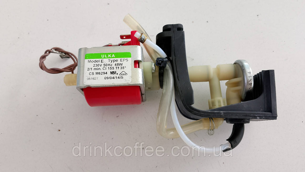 Насос помпа ULKA Type EP5 230V 50Hz 48W в зборі для кавоварки DeLonghi ESAM 6700_6 PrimaDonna Avant б/у, фото 1