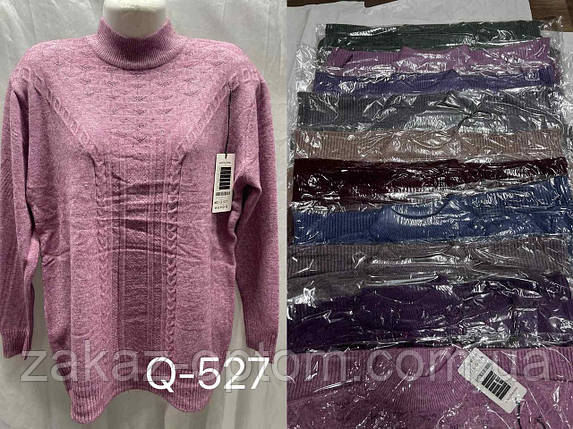 Светр жіночий оптом (52-58) Китай Q527-140750, фото 1
