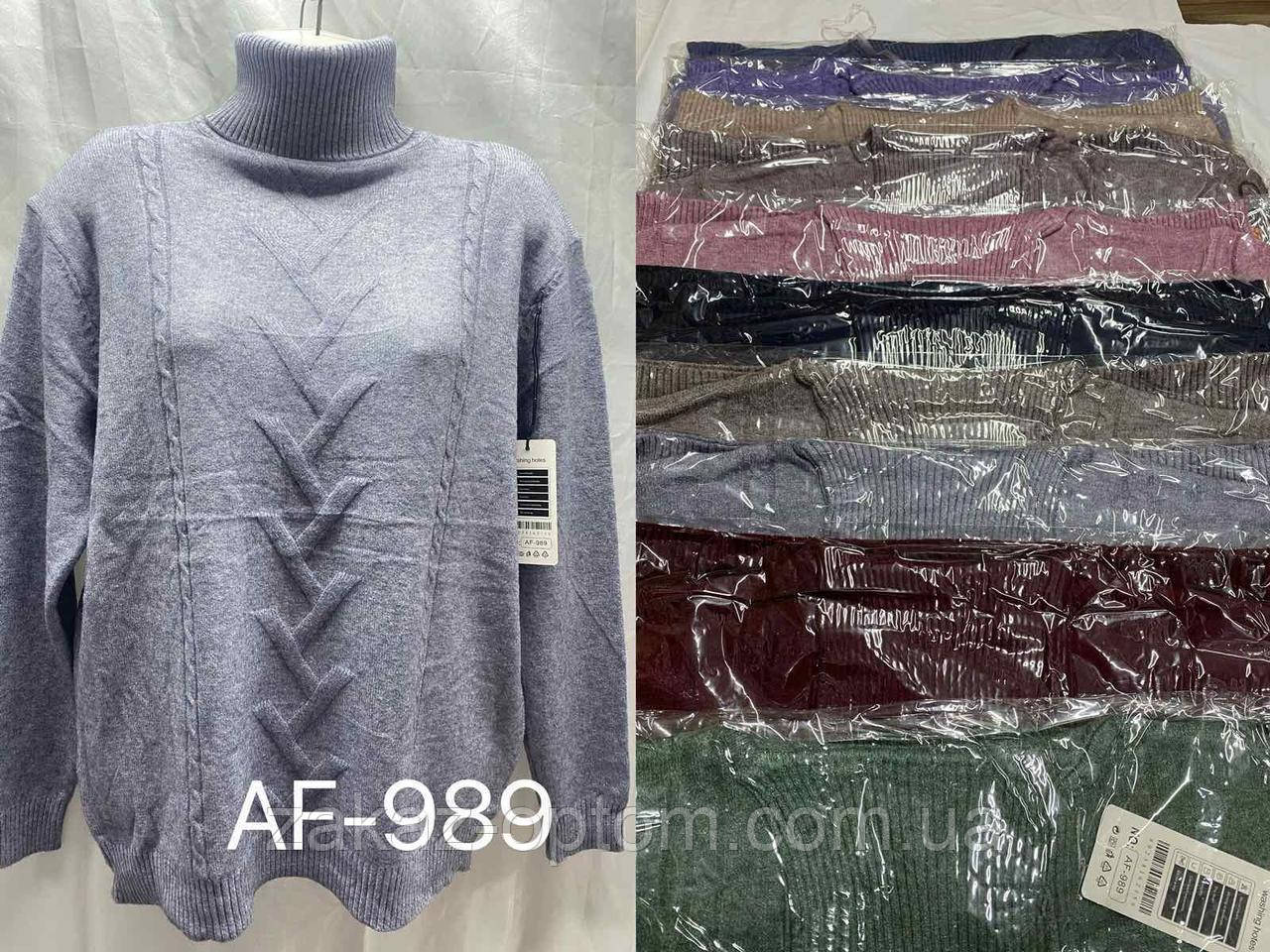 Светр жіночий оптом (52-58) Китай AF989-140757