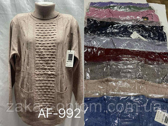 Светр жіночий оптом (52-58) Китай AF992-140758, фото 1