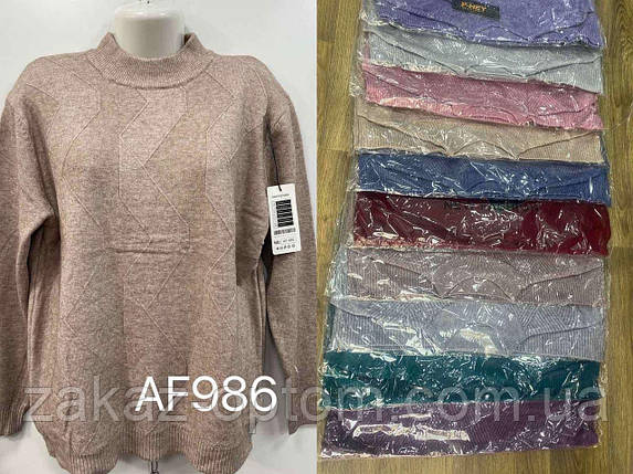 Светр жіночий оптом (52-58) Китай AF986-140767, фото 1