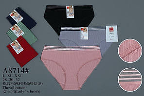 Жіночі трусики 12 штук UOKIN розміри L XL XXL мікс кольорів